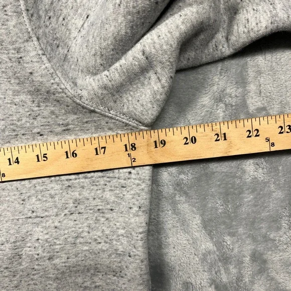 Carhartt Hoodie Women XS Grey Relaxed Fit Logo Sleeve Graphic Sweatshirt - Picture 11 of 13